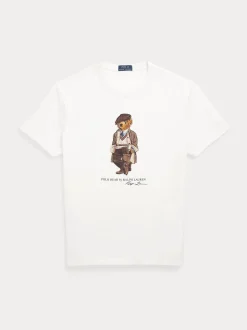 miesten t-paita, CUSTOM SLIM FIT POLO BEAR JERSEY TSHIRT>Polo Ralph Lauren