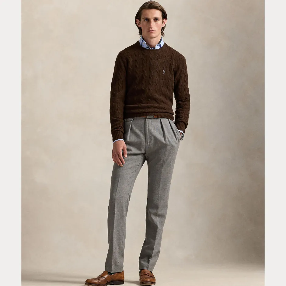 miesten neulepusero LSCABLECNPP LONG SLEEVE PULLOVER,>Polo Ralph Lauren Online