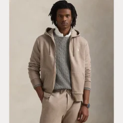 miesten huppari, DOUBLE KNIT FULL ZIP HOODIE>Polo Ralph Lauren Online