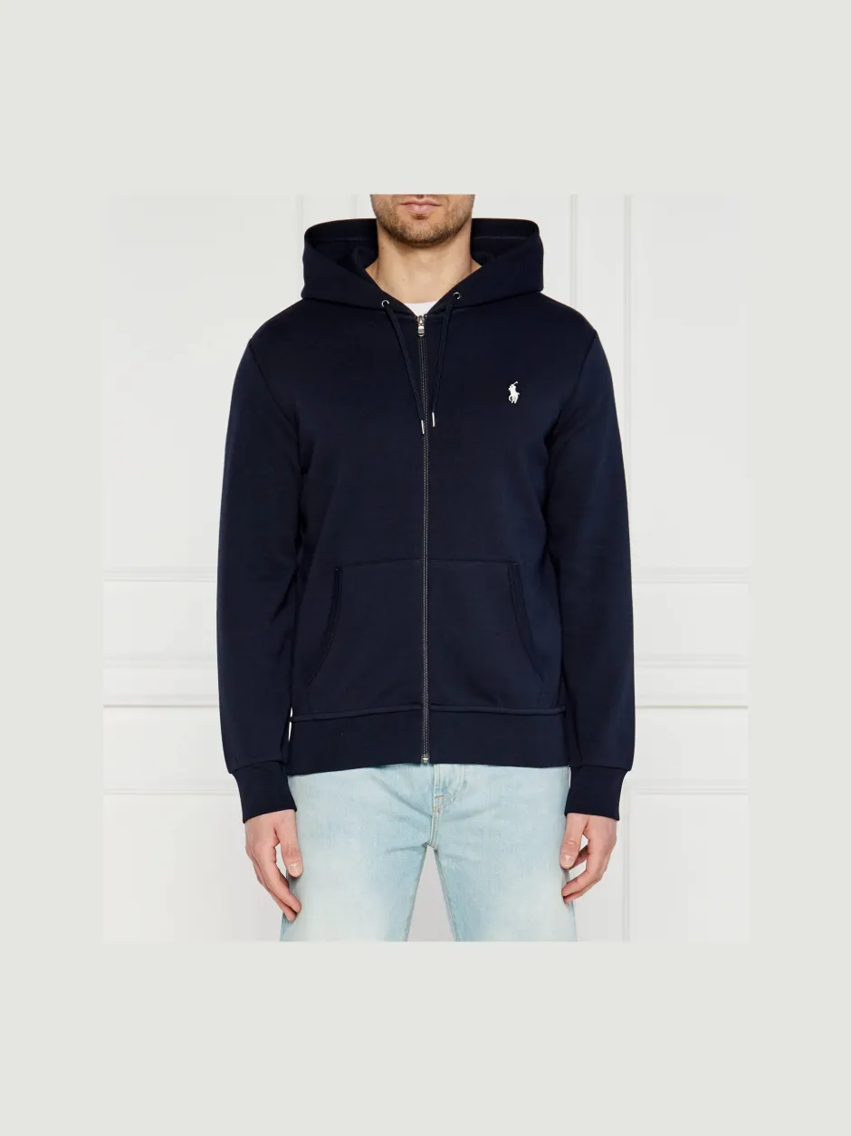 Miesten Huppari, DOUBLE KNIT HOODIE FULL ZIP ATHLETIC>Polo Ralph Lauren