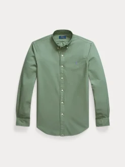 miesten kauluspaita, SLIM FIT GARMEND WASHED OXFORD SHIRT>Polo Ralph Lauren Hot