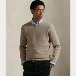 miesten neulepusero EMBROIDERED LOGO KNITTED JUMPER,><noscript><img width=