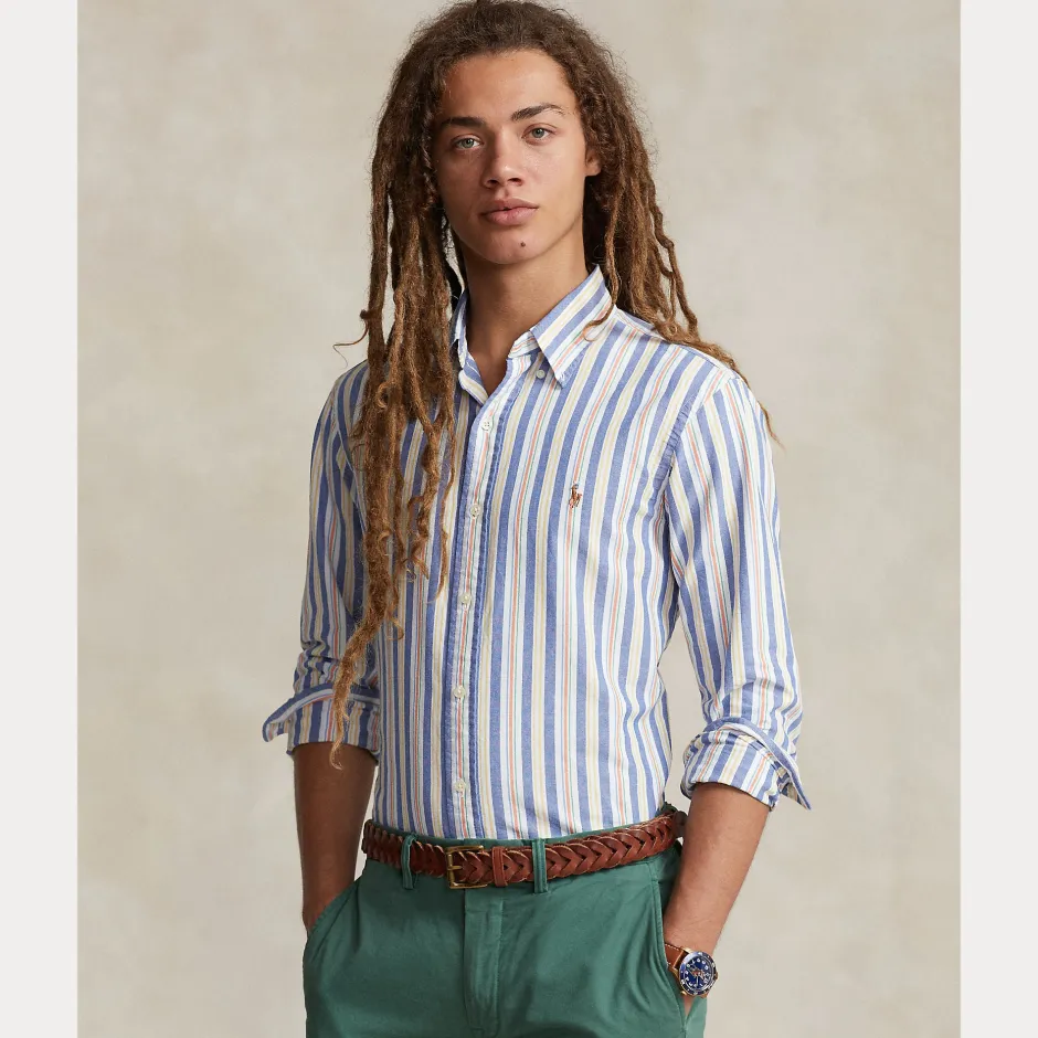 miesten kauluspaita, LONG SLEEVE-SPORT SHIRT>Polo Ralph Lauren