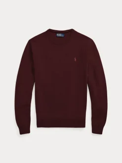 miesten neulepusero, LONG SLEEVE PULLOVER CREW WOOL>Polo Ralph Lauren Hot