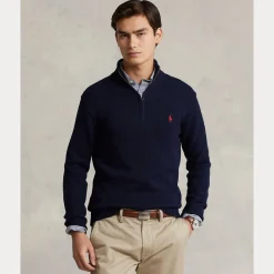 miesten neule, COTTON HALF ZIP PULLOVER>Polo Ralph Lauren Hot