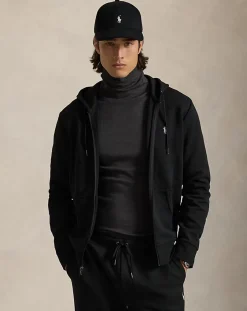 Miesten Huppari, DOUBLE KNIT HOODIE FULL ZIP ATHLETIC>Polo Ralph Lauren Best