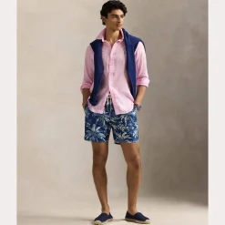 miesten kauluspaita, POLO LINEN SHIRT LS CUSTOM FIT><noscript><img width=