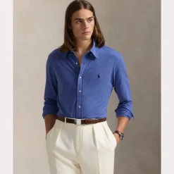 Miesten Kauluspaita, FEATHERWEIGHT MESH SHIRT>Polo Ralph Lauren Discount