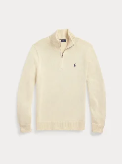 miesten neule, COTTON HALF ZIP PULLOVER>Polo Ralph Lauren Discount