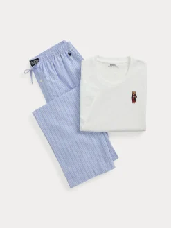 miesten pyjama SHORT SLEEP PYJAMA SLEEP SET BEAR,>Polo Ralph Lauren Best