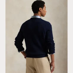 Miesten Neulepusero EMBROIDERED LOGO KNITTED JUMPER,><noscript><img width=