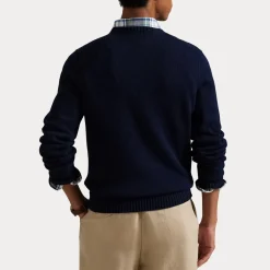 Miesten Neulepusero EMBROIDERED LOGO KNITTED JUMPER,><noscript><img width=