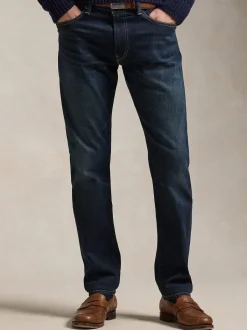 Miesten Farkut, PARKSIDE TAPERED FIT Indigo>Polo Ralph Lauren Sale