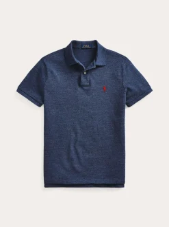 miesten pikeepaita, THE ICONIC MESH POLO Indigo>Polo Ralph Lauren Hot