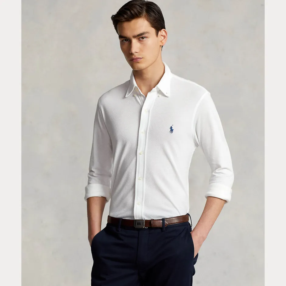 Miesten Kauluspaita, FEATHERWEIGHT MESH SHIRT>Polo Ralph Lauren Hot