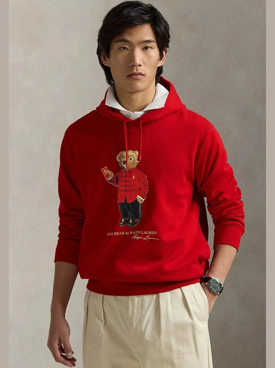 Miesten Huppari, POLO BEAR HOODIE LUNAR NEW YEAR>Polo Ralph Lauren
