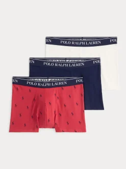 miesten bokserit, CLASSIC TRUNK 3-PACK COTTON Ei Värikoodia>Polo Ralph Lauren Best