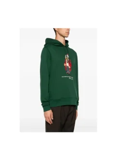 Miesten Huppari, POLO BEAR FLEECE HOODIE Armeijanvihreä>Polo Ralph Lauren Sale