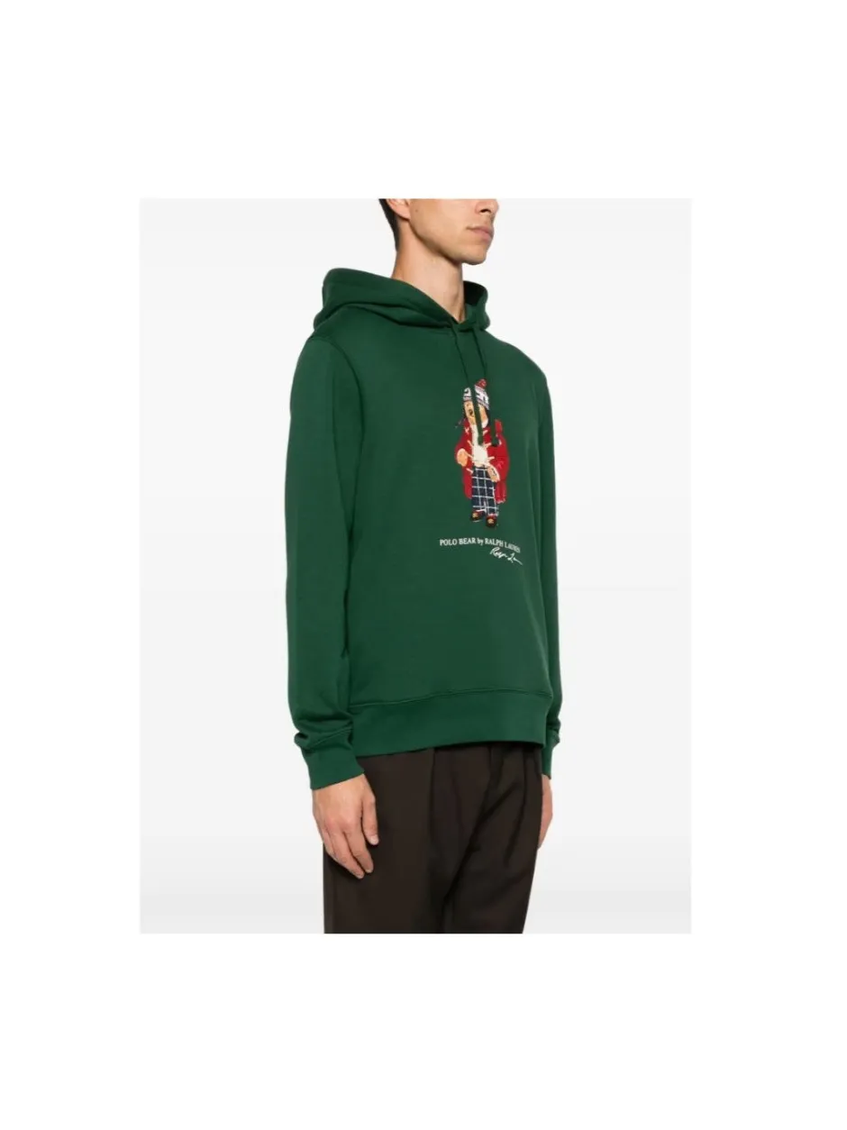 Miesten Huppari, POLO BEAR FLEECE HOODIE Armeijanvihreä>Polo Ralph Lauren Sale