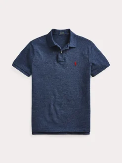 miesten pikeepaita, POLO PIKEE CUSTOM SLIM Indigo>Polo Ralph Lauren Online