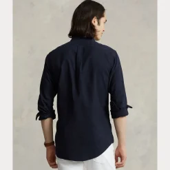 miesten kauluspaita Custom Fit Carment-dyed Oxford Shirt,><noscript><img width=