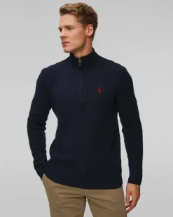 Miesten Neulepusero, CABLE-KNIT WOOL-CASHMERE SWEATER>Polo Ralph Lauren New