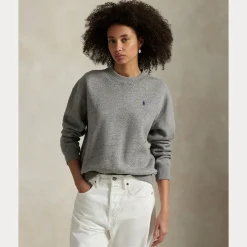 naisten collegepaita Fleece Crewneck, rattu>Polo Ralph Lauren Sale