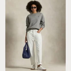 naisten collegepaita Fleece Crewneck, rattu><noscript><img width=