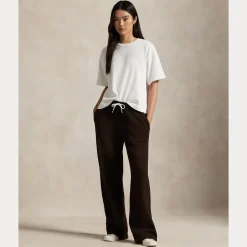 naisten collegehousut KNIT-OPEN BOTTOM SWEATPANT-PANTS,>Polo Ralph Lauren New