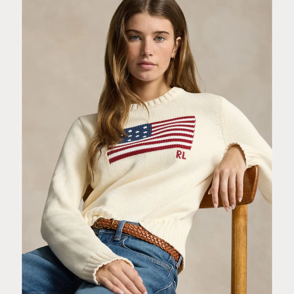 naisten neulepusero, FLAG CN-LONG SLEEVE-PULLOVER>Polo Ralph Lauren Discount