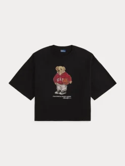 naisten t-paita Polo Bear Knit-t-shirt,>Polo Ralph Lauren New
