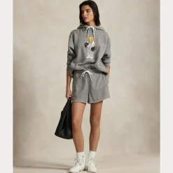 naisten huppari POLO BEAR KNIT SWEATSHIRT, Vaaleanharmaa><noscript><img width=