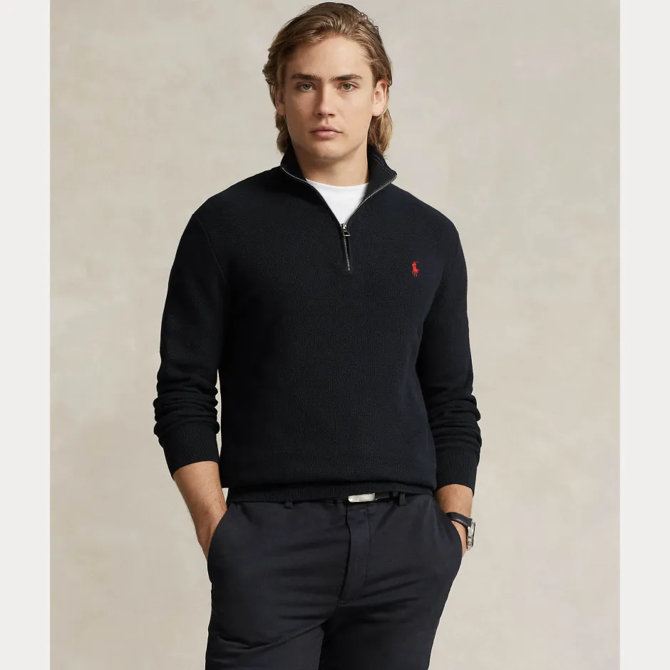 puolivetoketjullinen neule, POLO HALF ZIP>Polo Ralph Lauren