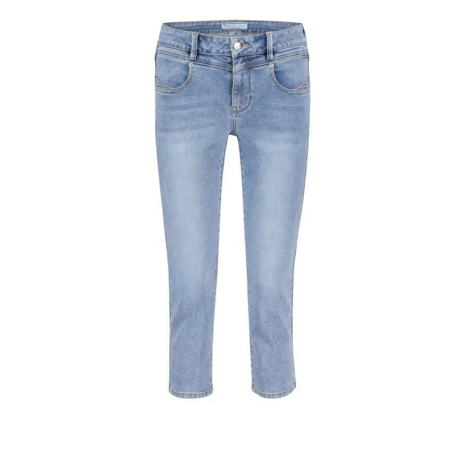 naisten farkut, SUZE LIGHT STONE USED Sininen, Indigo>Red Button Discount