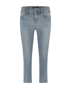 naisten farkut, SUZY BLEACH Indigo>Red Button Best