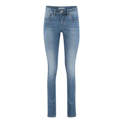 Naisten Farkut, Jimmy Light Blue Repreve Indigo>Red Button Sale