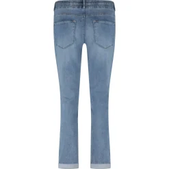 naisten farkut, TESSY JOG MIDSTONE USED Indigo>Red Button Clearance