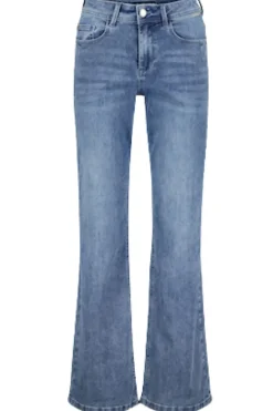 Naisten Farkut, COLETTE WIDE JEANS NOS Indigo>Red Button New