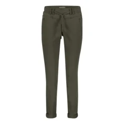 Naisten Housut, TESSY JOG COLOR Armeijanvihreä>Red Button New