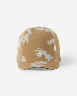 lasten lippalakki, KÄÄNTÖHATTU KILPPARI Ruskea Kuosi>Reima