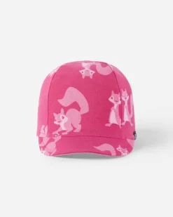 lasten lippalakki, KÄÄNTÖHATTU KILPPARI Punainen Kuosi>Reima