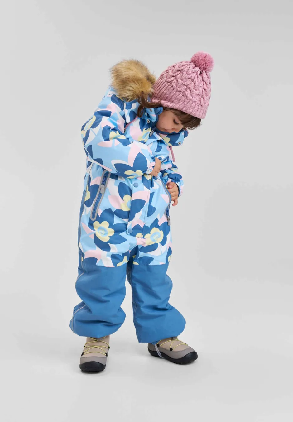 lasten talvihaalari Kipinä, Vaalensininen kuosi>Reima