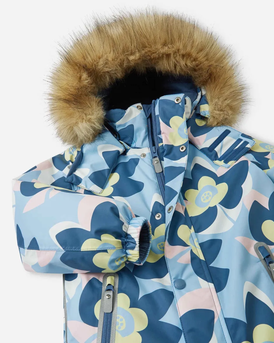 lasten talvihaalari Kipinä, Vaalensininen kuosi>Reima