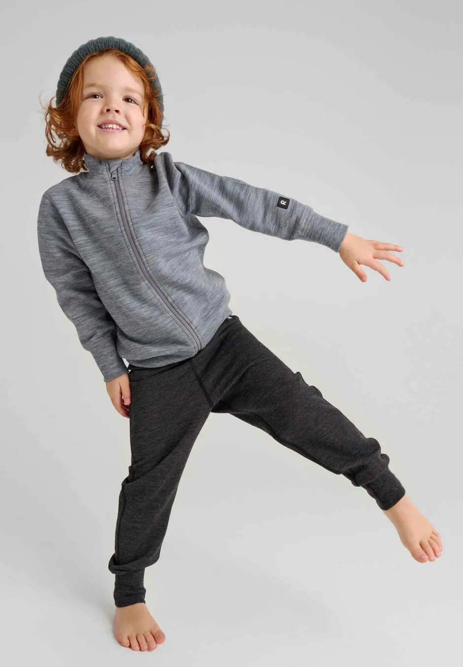 lasten villatakki MAHIM VILLATAKKI, vaaleanharmaa>Reima Best