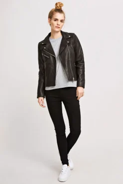 Samsøe & Samsøe Naisten Nahkatakki, Tautou 2771>Samsoe Samsoe Outlet