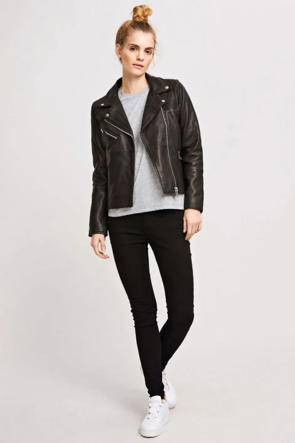 Samsøe & Samsøe Naisten Nahkatakki, Tautou 2771>Samsoe Samsoe Outlet