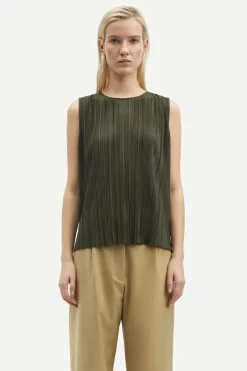 Samsoe and Samsoe Naisten Toppi, SAUMA O-N TOP 10167 Armeijanvihreä>Samsoe Samsoe Online