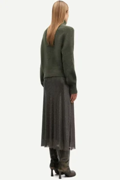 Samsoe and Samsoe Naisten Neule NOLA T-N 7355 Armeijanvihreä><noscript><img width=