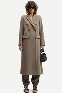 naisten villakangastakki FALCON COAT 11104,>Samsoe Samsoe Discount