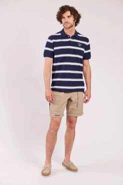 miesten pikeepaita, MILO STRIPED PIQUE NOS>Sebago New